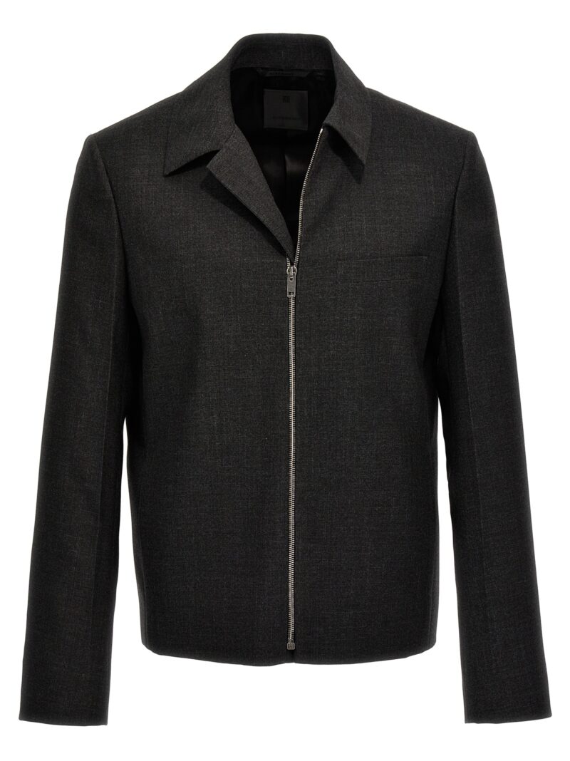 Structured blouson GIVENCHY Gray