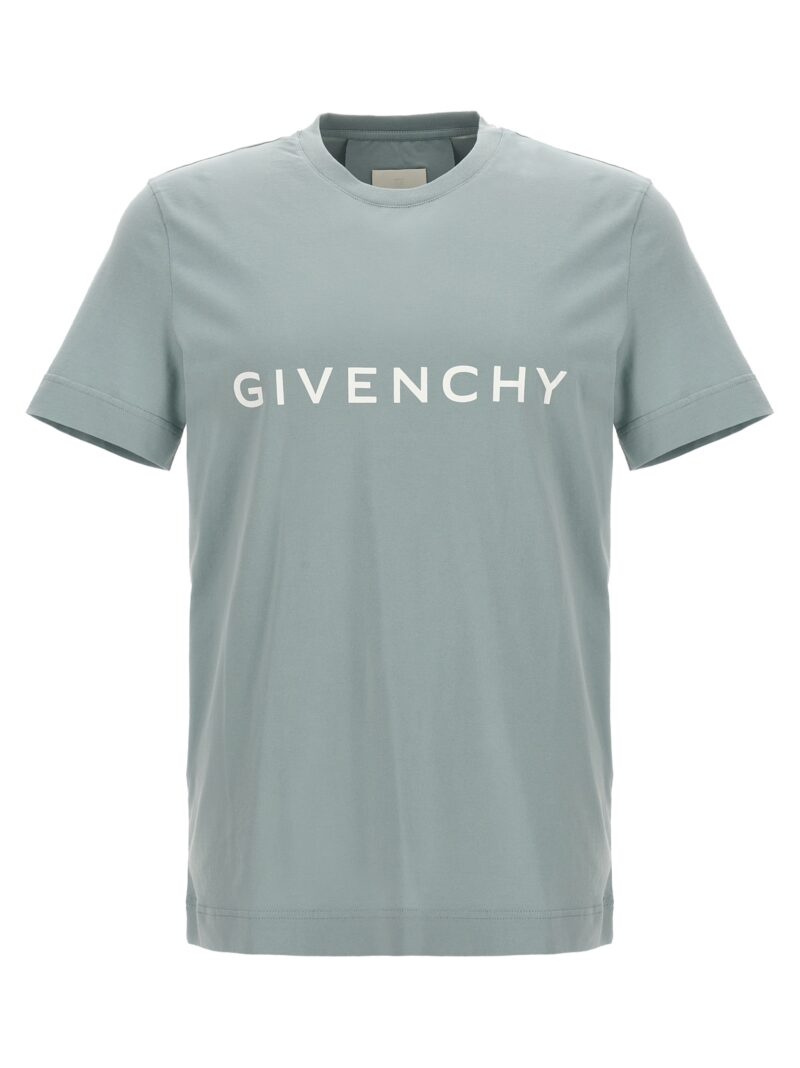 Logo print T-shirt GIVENCHY Light Blue