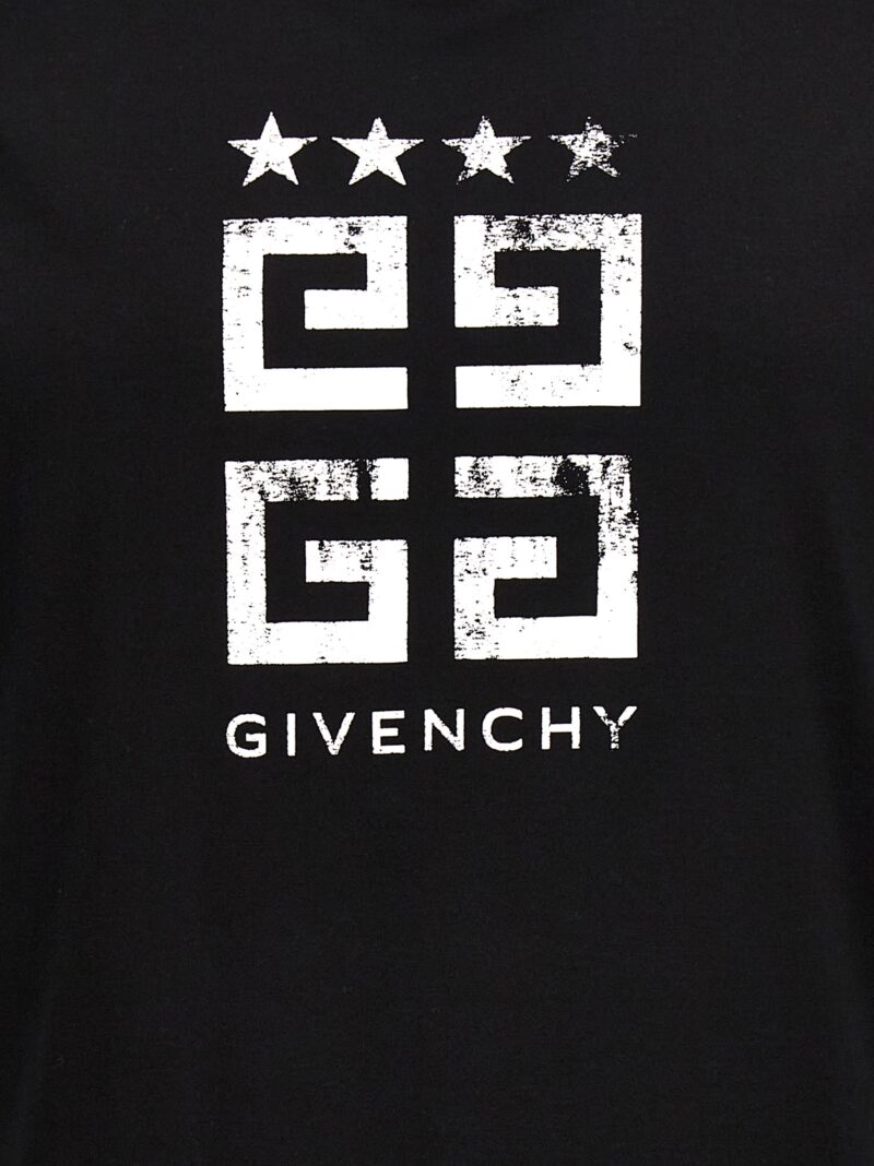 Logo print t-shirt 100% cotton GIVENCHY White/Black