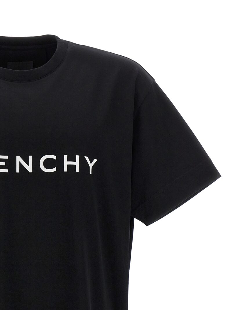 Logo print T-shirt Man GIVENCHY White/Black