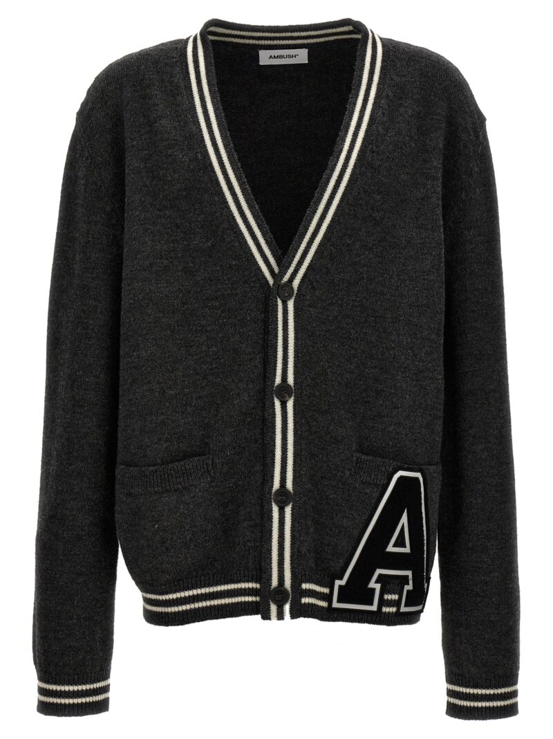 'A Patch' cardigan AMBUSH Gray