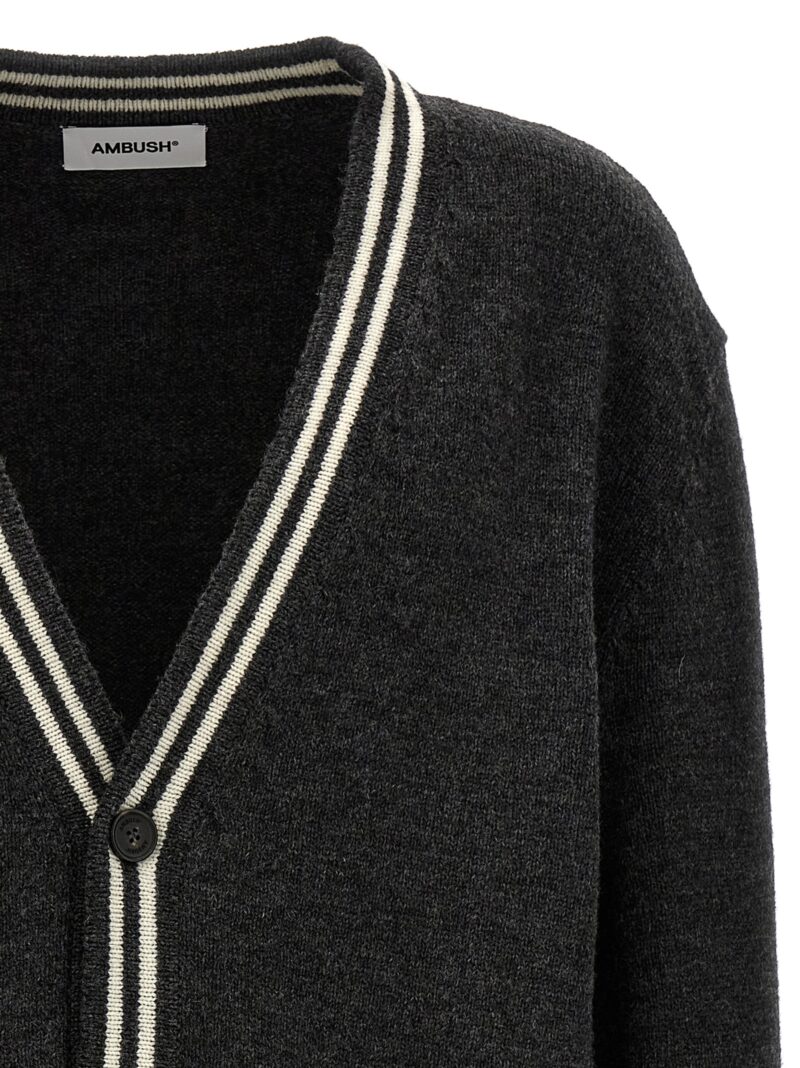 'A Patch' cardigan Man AMBUSH Gray