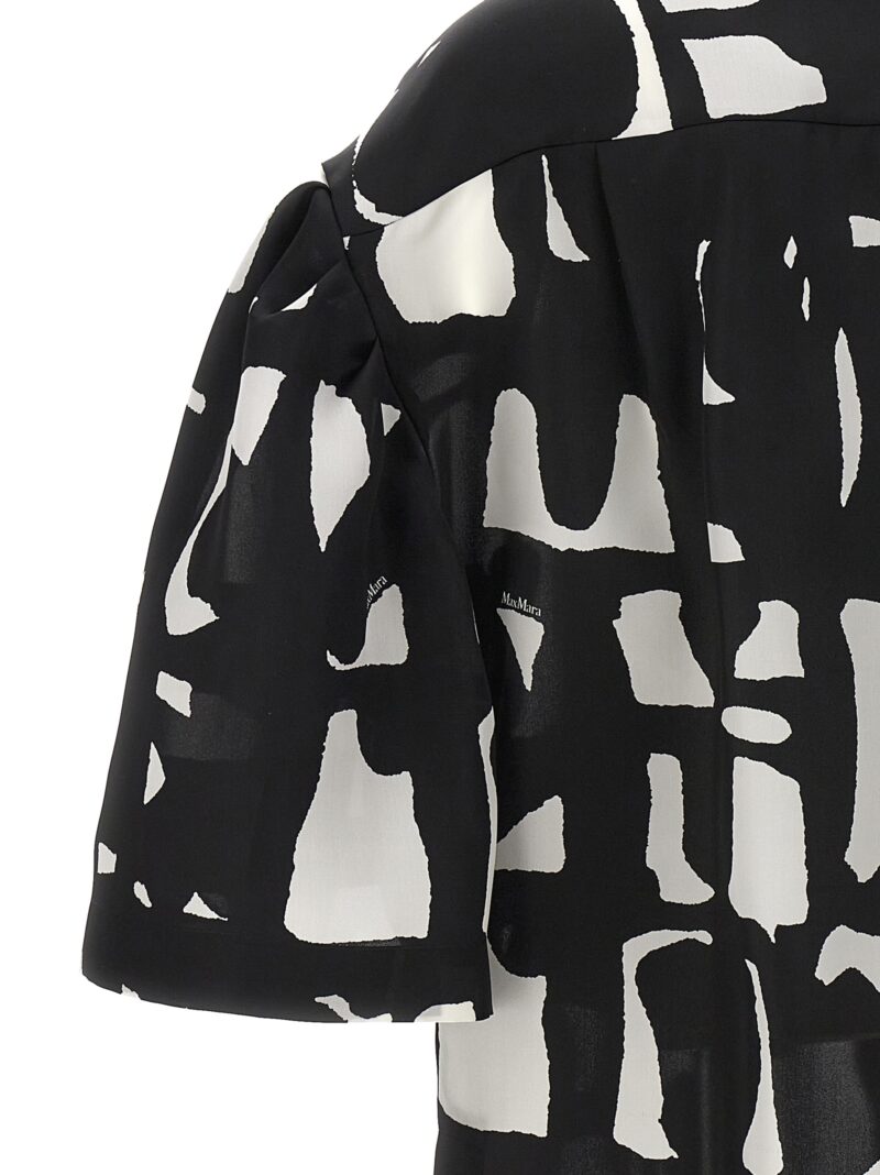 'Carella' shirt 100% silk MAX MARA White/Black