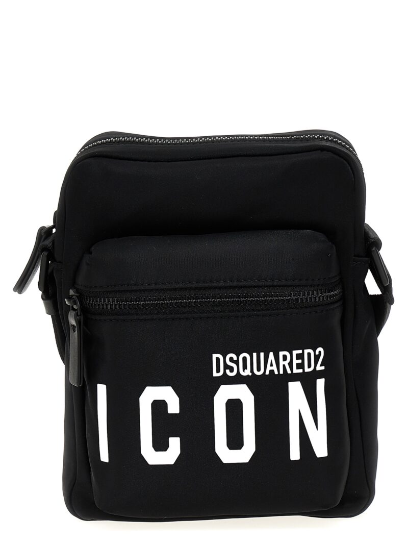 'Be Icon' crossbody bag DSQUARED2 White/Black
