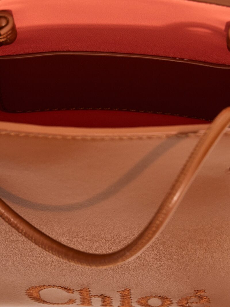 'Micro Chloe Sense' bucket bag 100% calfskin leather (Bos Taurus) CHLOÉ Brown