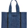 'Woody' large shopping bag CHLOÉ Blue