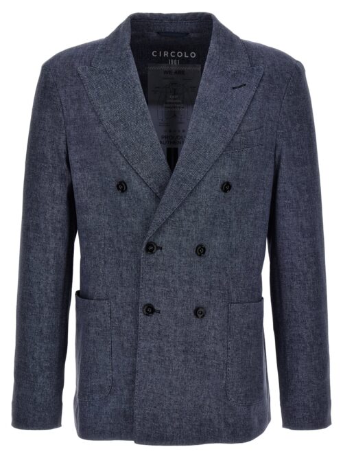 Double-breasted blazer CIRCOLO 1901 Blue