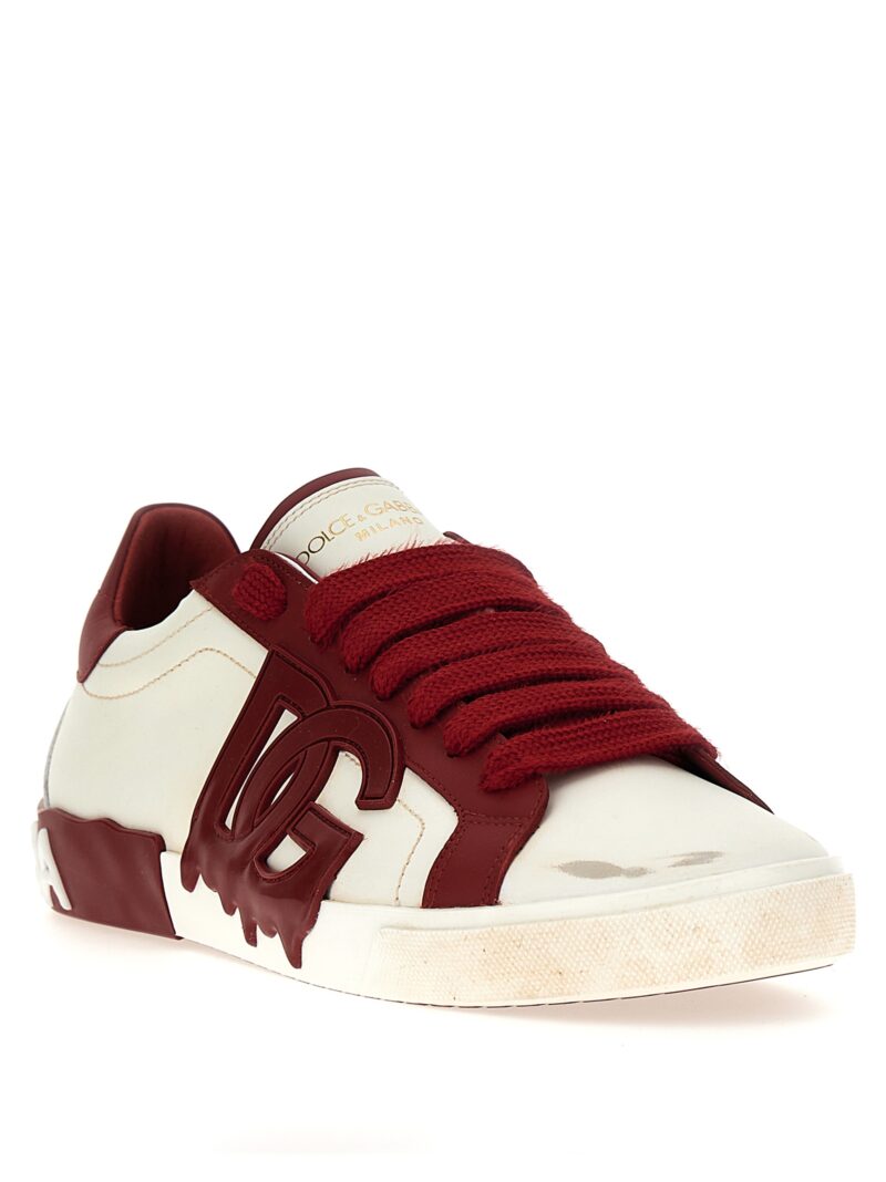 'Portofino Vintage' sneakers Man DOLCE & GABBANA Bordeaux