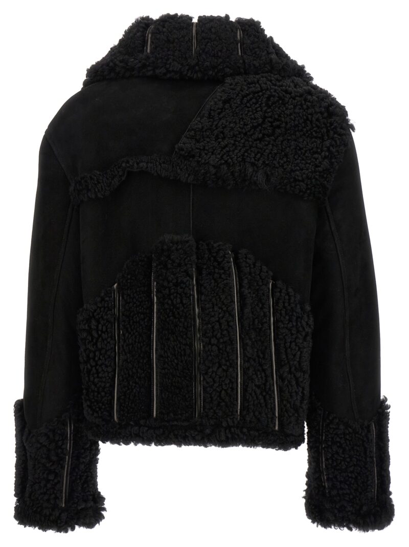 Suede shearling jacket Woman TOM FORD Black