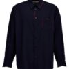 Cool wool shirt with contrast stitching MARNI Multicolor