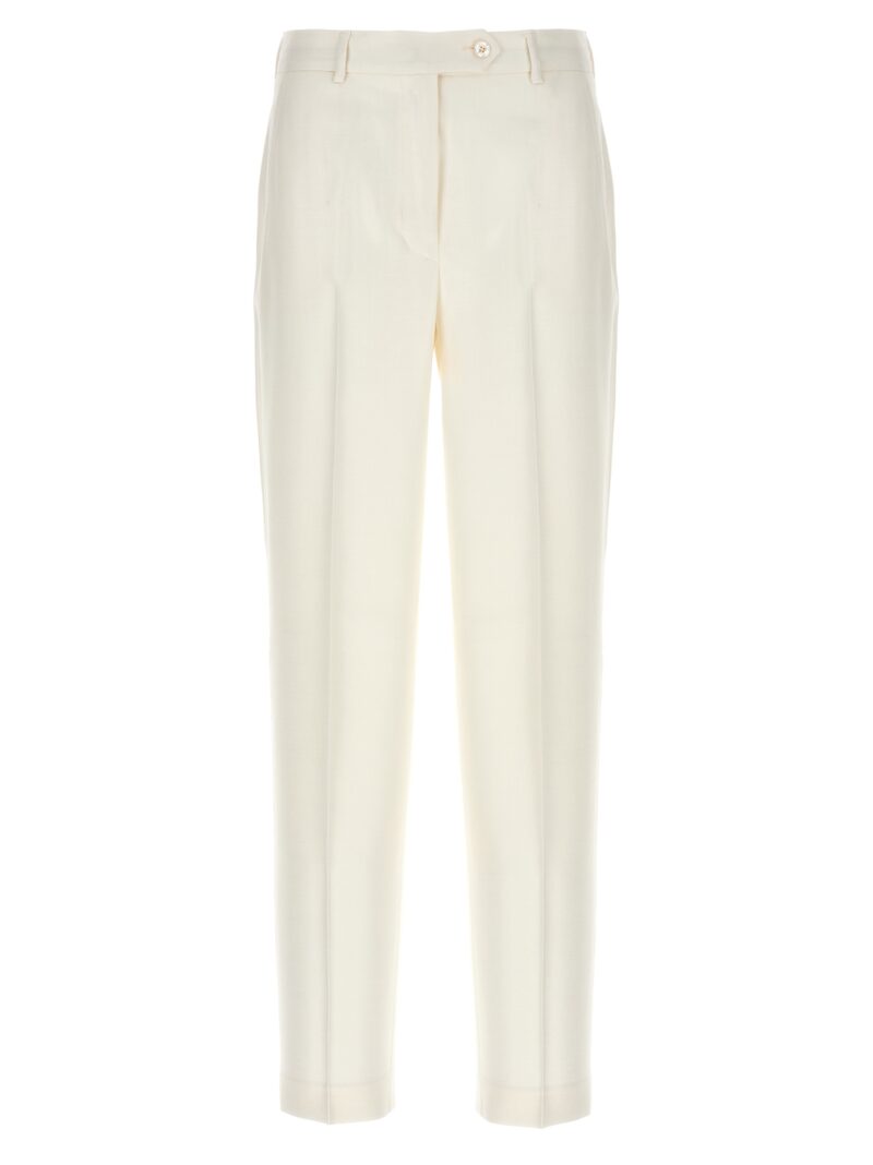 Cigarette pants KITON White