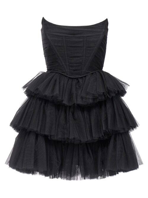 Flounced tulle dress 19:13 DRESSCODE Black