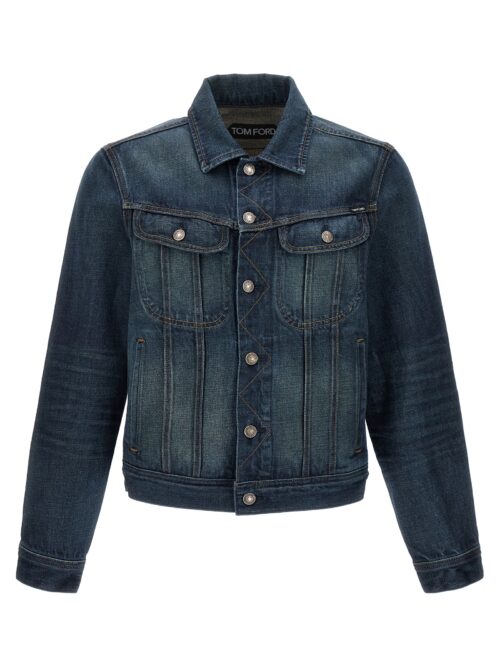 Denim jacket TOM FORD Blue