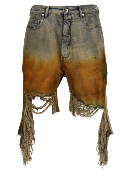 Destroyed denim bermuda shorts DRKSHDW Multicolor