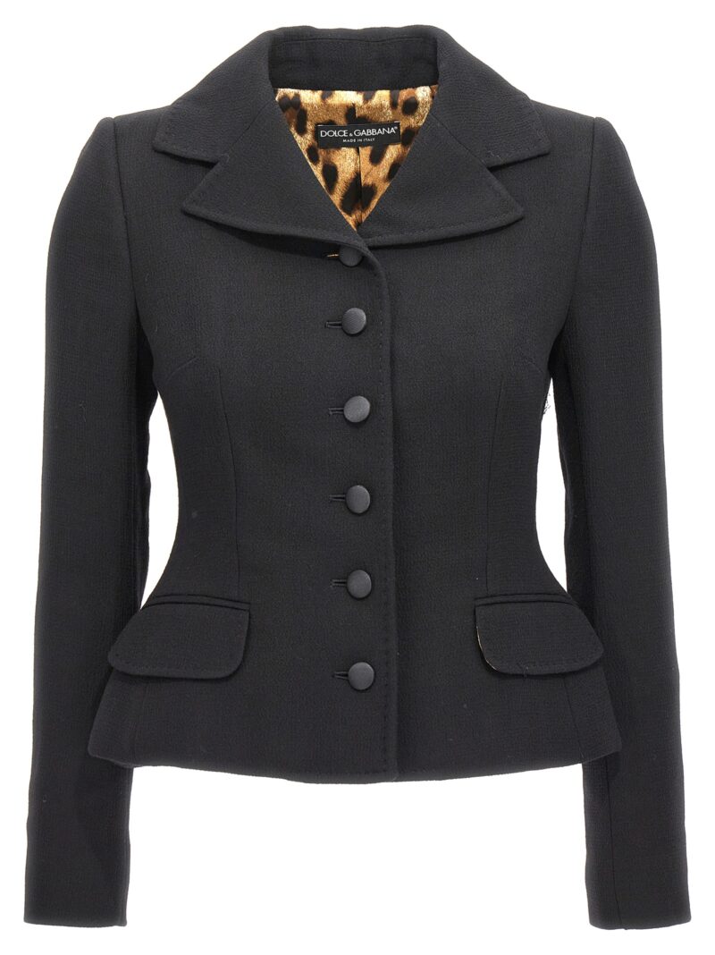 'Essential' blazer jacket DOLCE & GABBANA Black