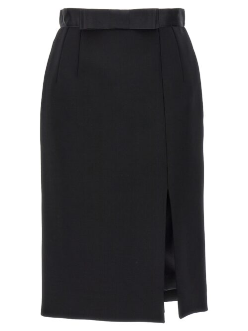 Wool pencil skirt DOLCE & GABBANA Black