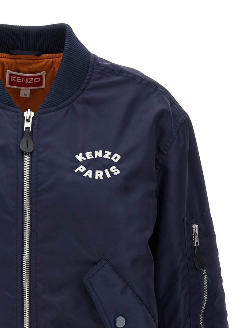 'Lucky tiger' bomber jacket Woman KENZO Blue