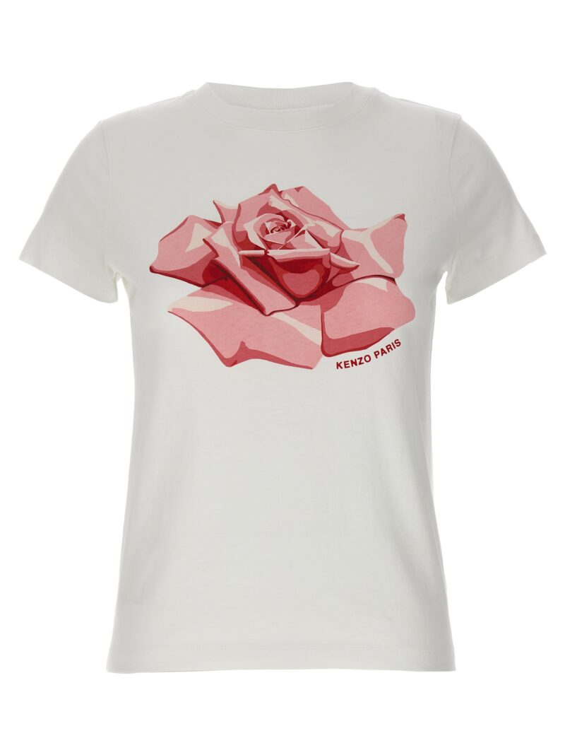 'Rose' T-shirt KENZO White