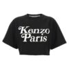 Cropped t-shirt KENZO White/Black