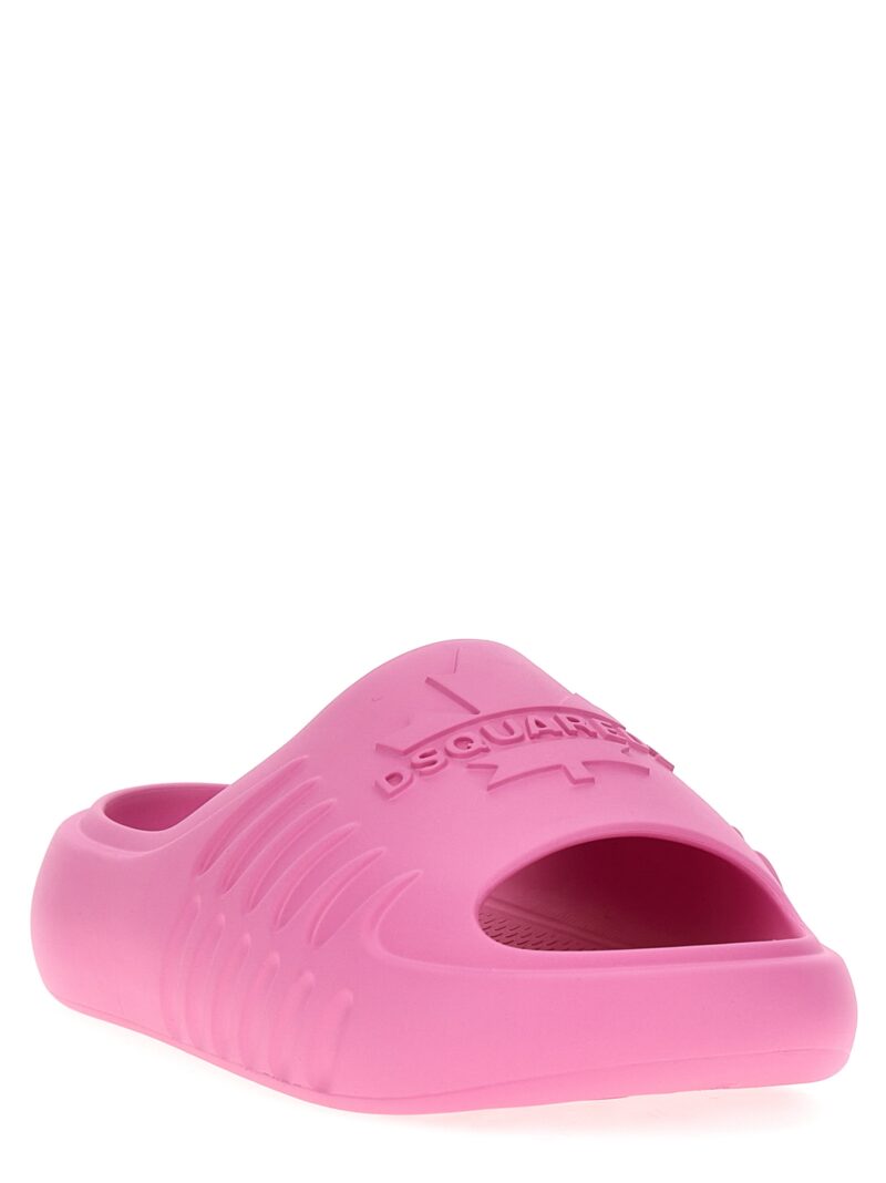 'Dsquared2 Leaf' slides FFW0025172000019207 DSQUARED2 Pink