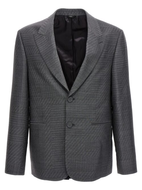 'Fendi shadow' blazer FENDI Gray