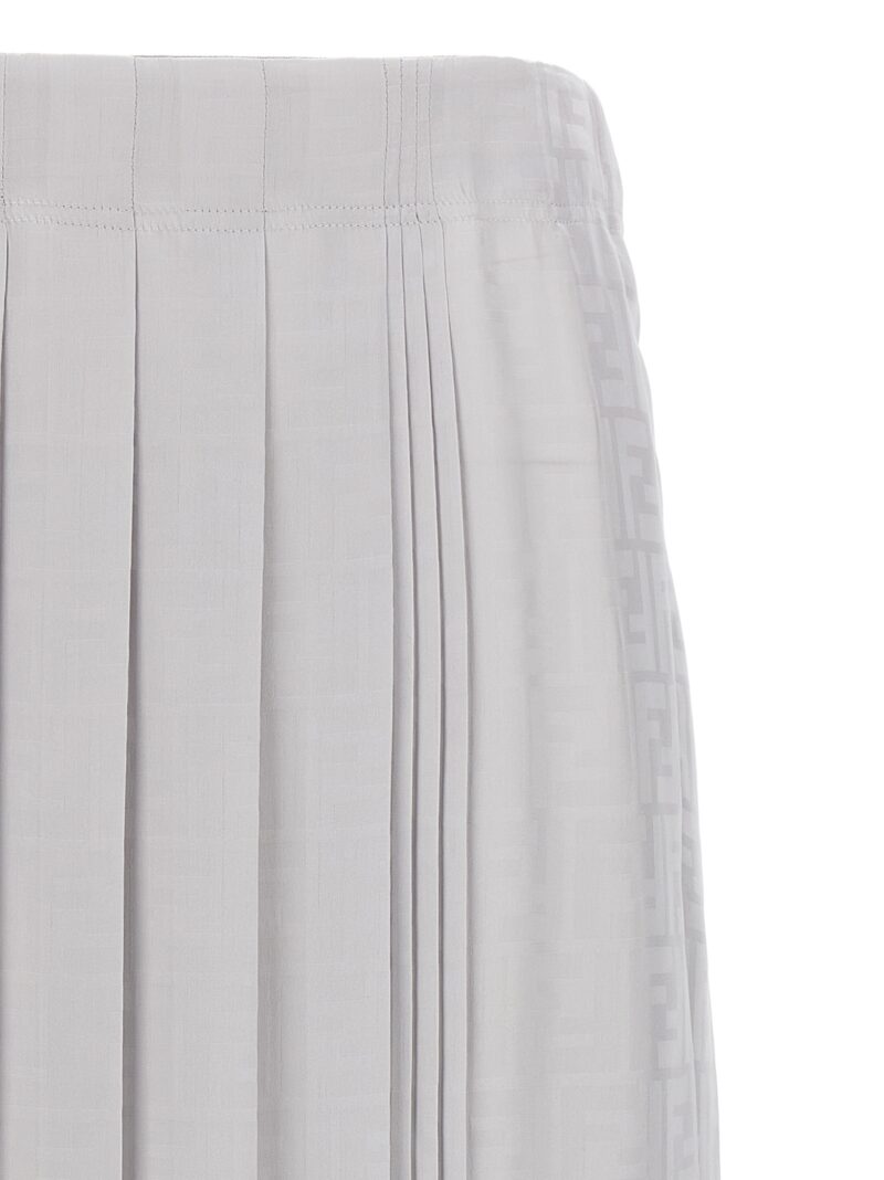 FF skirt Woman FENDI Silver