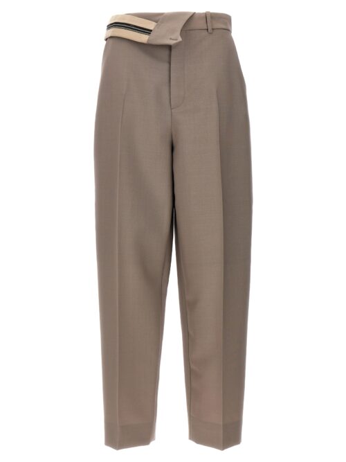 Carrot fit pants FENDI Gray