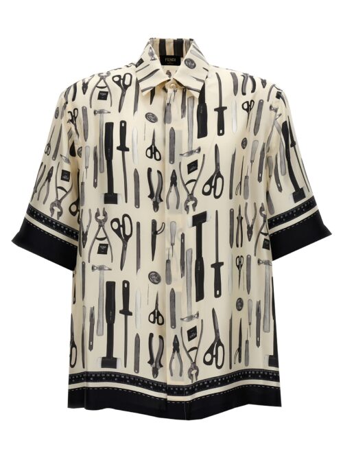 'Fendi tools' shirt FENDI White/Black