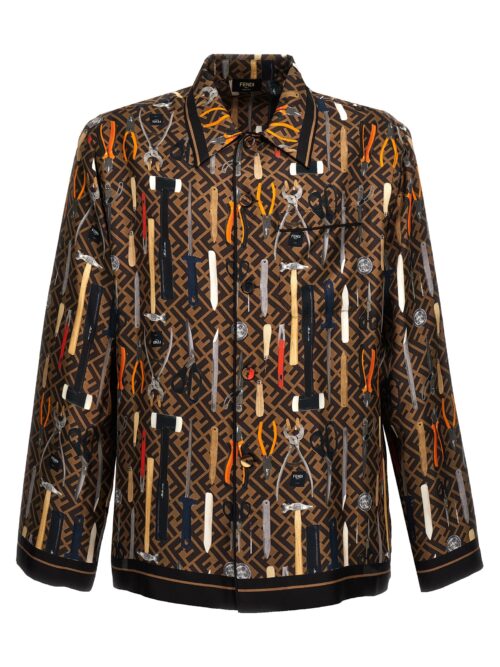 'Fendi tools' shirt FENDI Brown