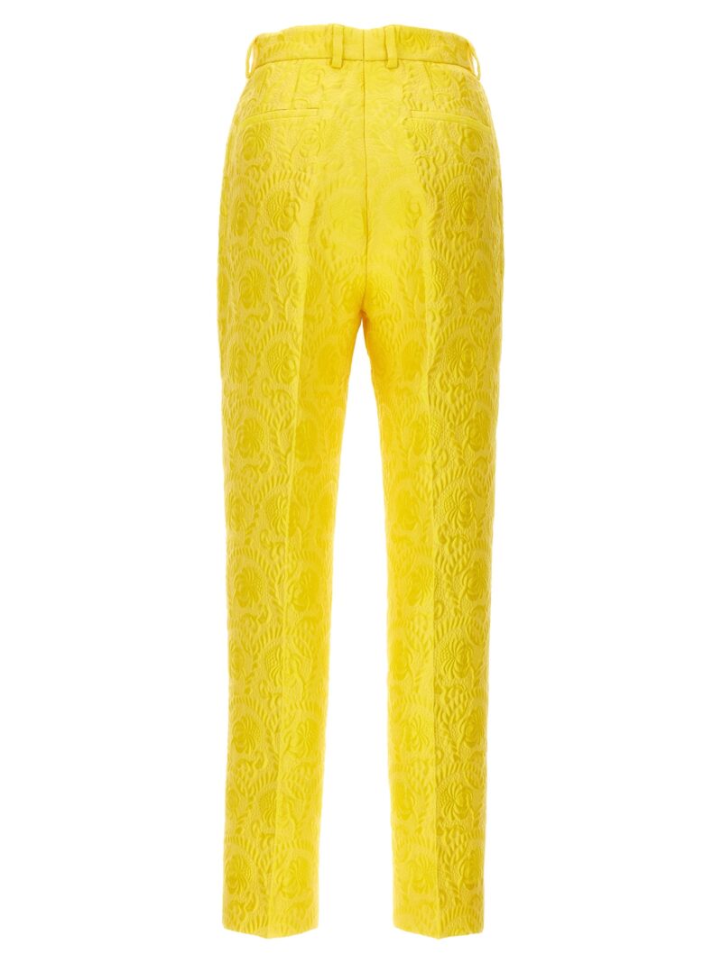 Jaquard tailored trousers FTAM2THJMOKA3776 DOLCE & GABBANA Yellow