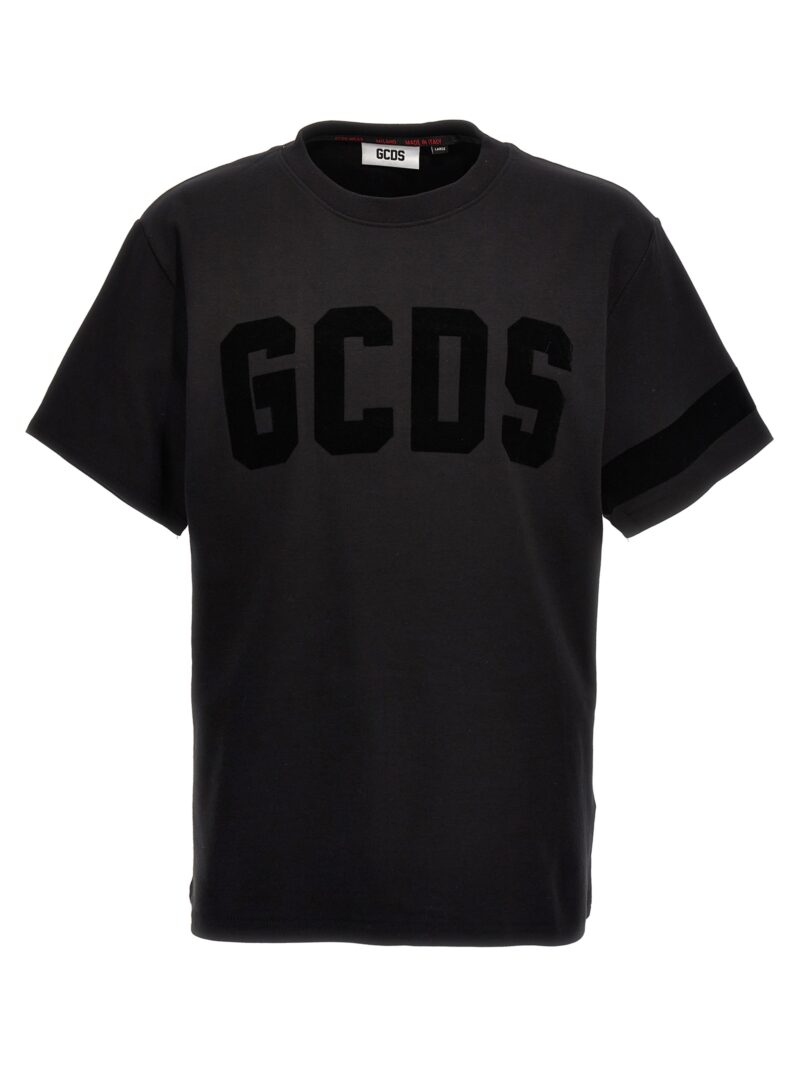 Velvet logo T-shirt GCDS Black