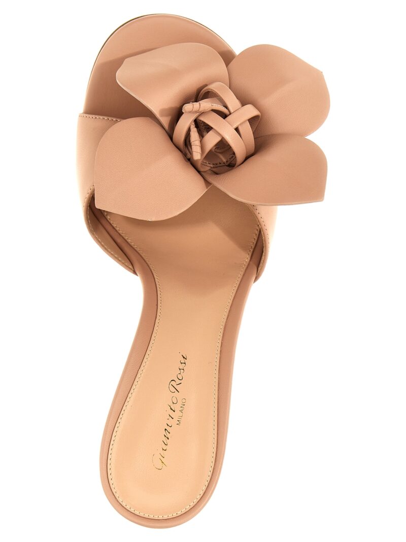 'Lucilla' sandals 100% suede leather GIANVITO ROSSI Pink
