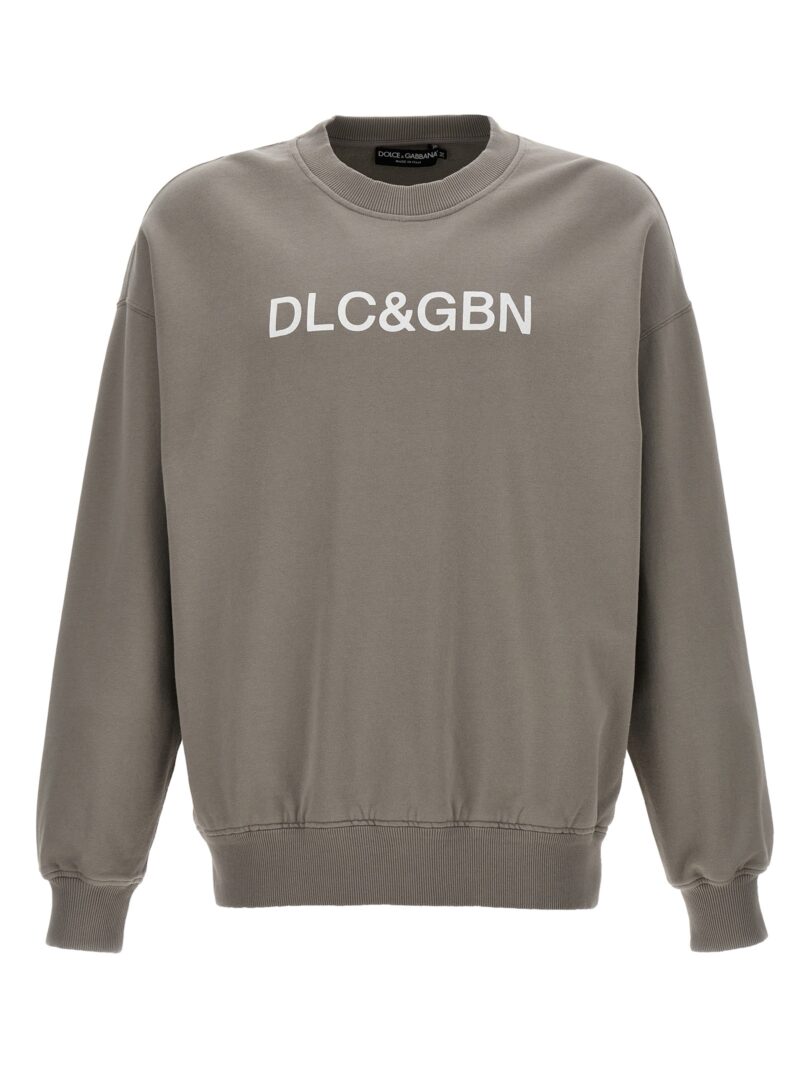 Logo print sweatshirt DOLCE & GABBANA Gray