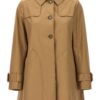 Single-breasted trench coat HERNO Beige