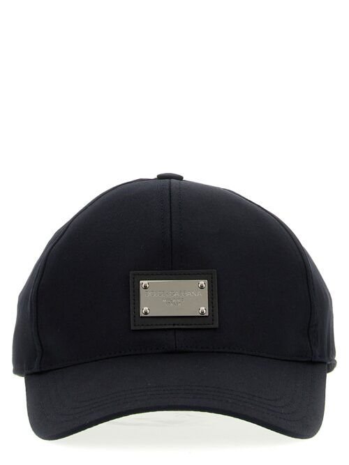 Logo plate cap DOLCE & GABBANA Blue