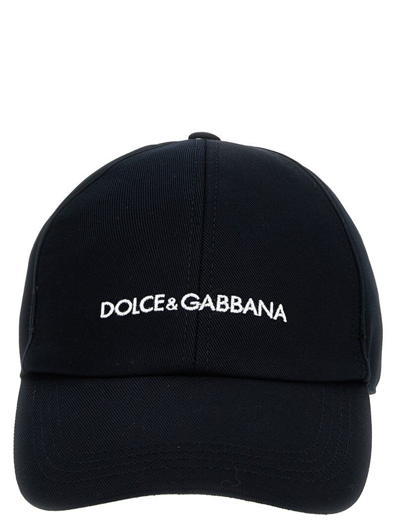 Logo embroidery cap DOLCE & GABBANA Blue