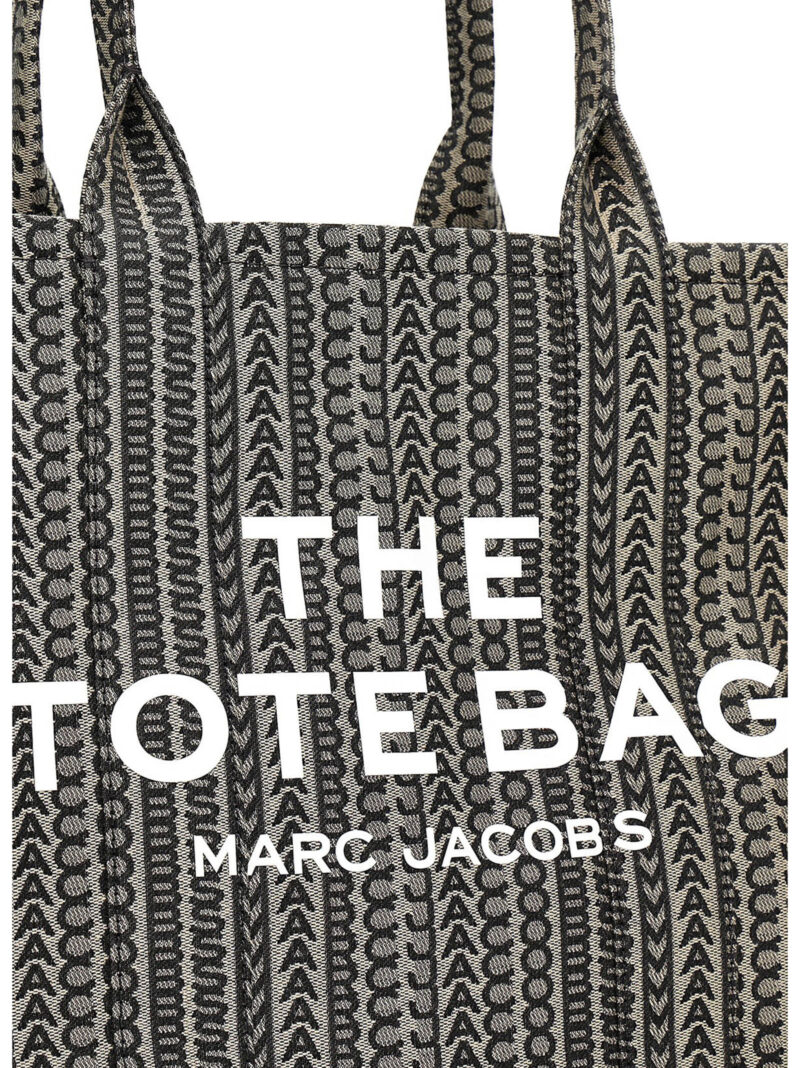 'The Monogram Large Tote' shopping bag MARC JACOBS Gray