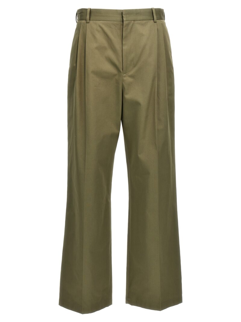 Central pleated trousers LOEWE Green