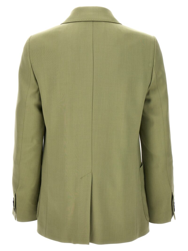 Double-breasted blazer HBV207VI0007351 AMI PARIS Green