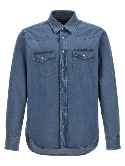 Denim shirt TOM FORD Blue