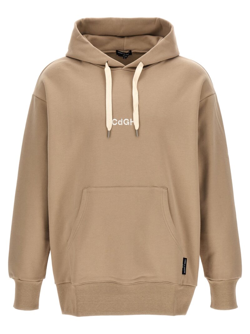 Logo embroidery hoodie COMME DES GARҪONS HOMME Beige