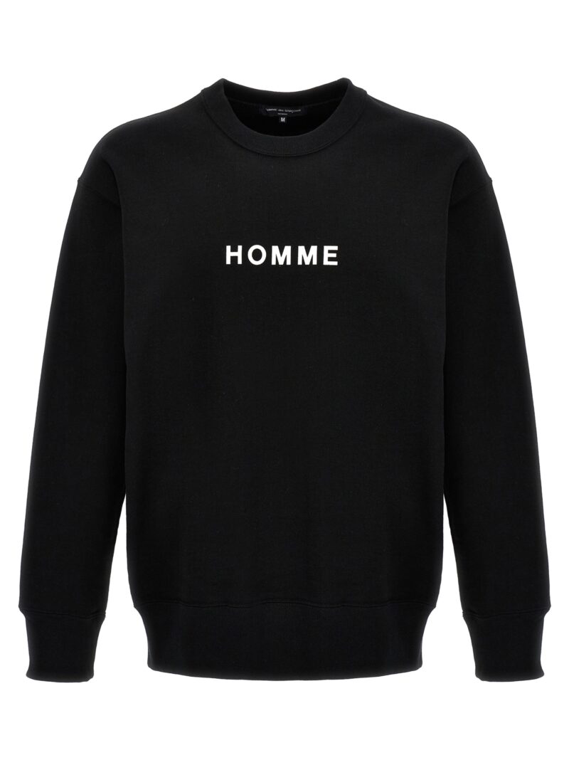 Logo print sweatshirt COMME DES GARҪONS HOMME Black
