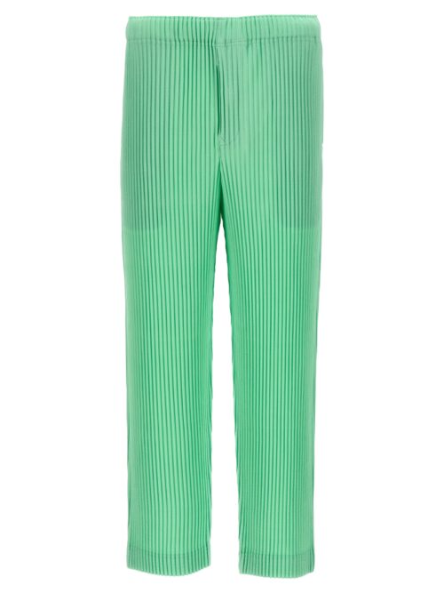 'MC January' trousers HOMME PLISSE' ISSEY MIYAKE Green