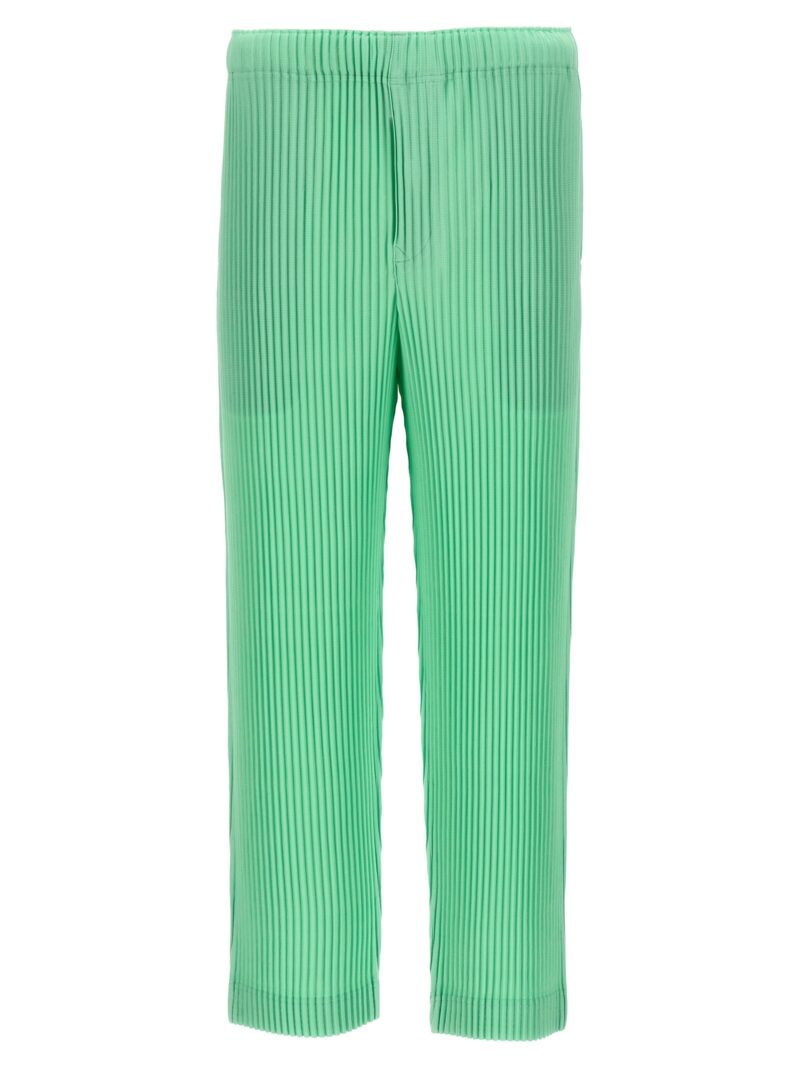 'MC January' trousers HOMME PLISSE' ISSEY MIYAKE Green