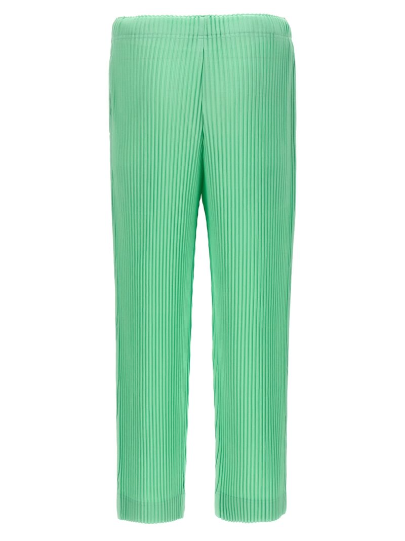 'MC January' trousers HP46JF10460 HOMME PLISSE' ISSEY MIYAKE Green