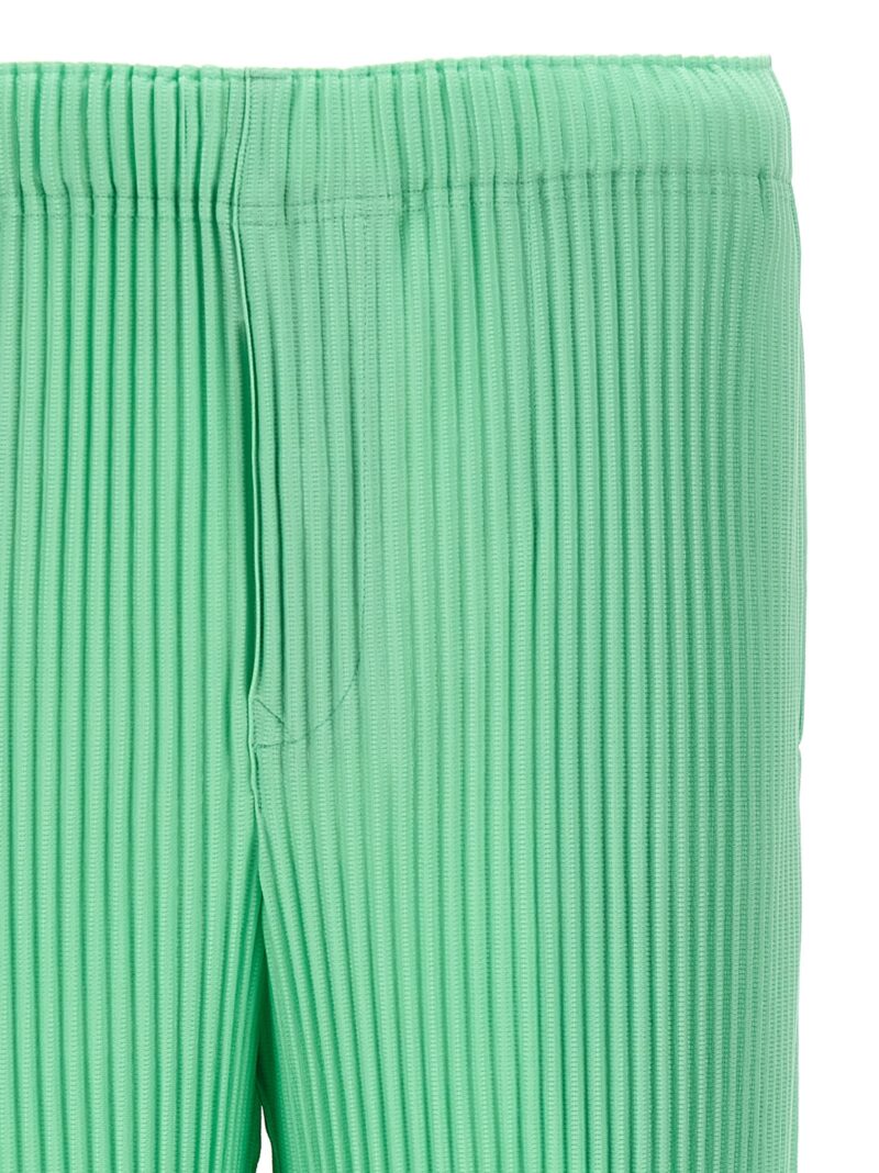 'MC January' trousers Man HOMME PLISSE' ISSEY MIYAKE Green