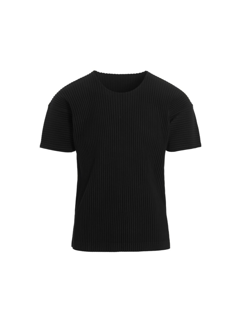 Pleated t-shirt HOMME PLISSE' ISSEY MIYAKE Black