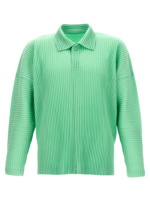 'MC January' polo shirt HOMME PLISSE' ISSEY MIYAKE Green