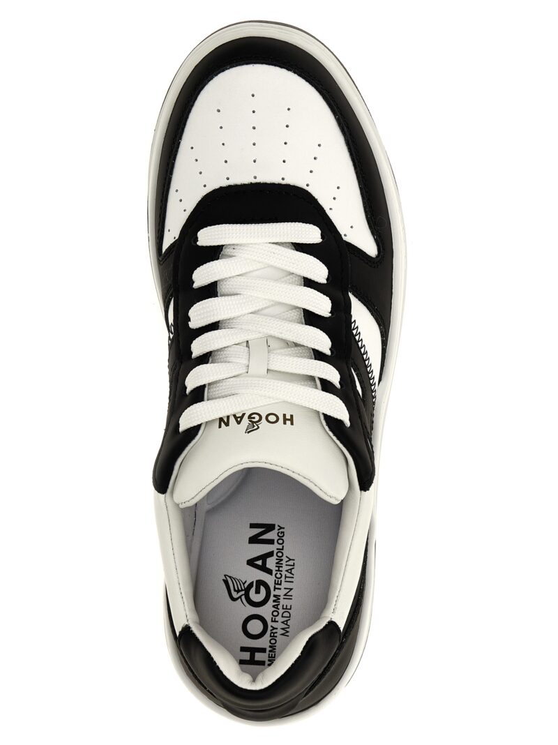 'H630' sneakers 100% calfskin leather (Bos Taurus) HOGAN White/Black