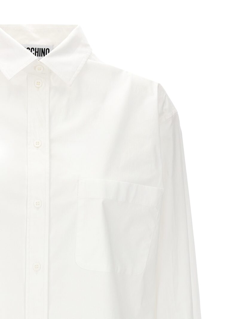 Poplin shirt Woman MOSCHINO White